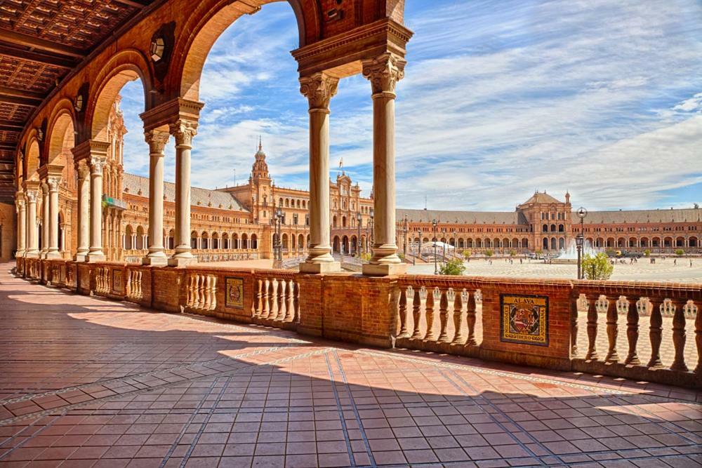 Las Cruzadas Melia-Plaza De Espana Sevilla Exterior foto